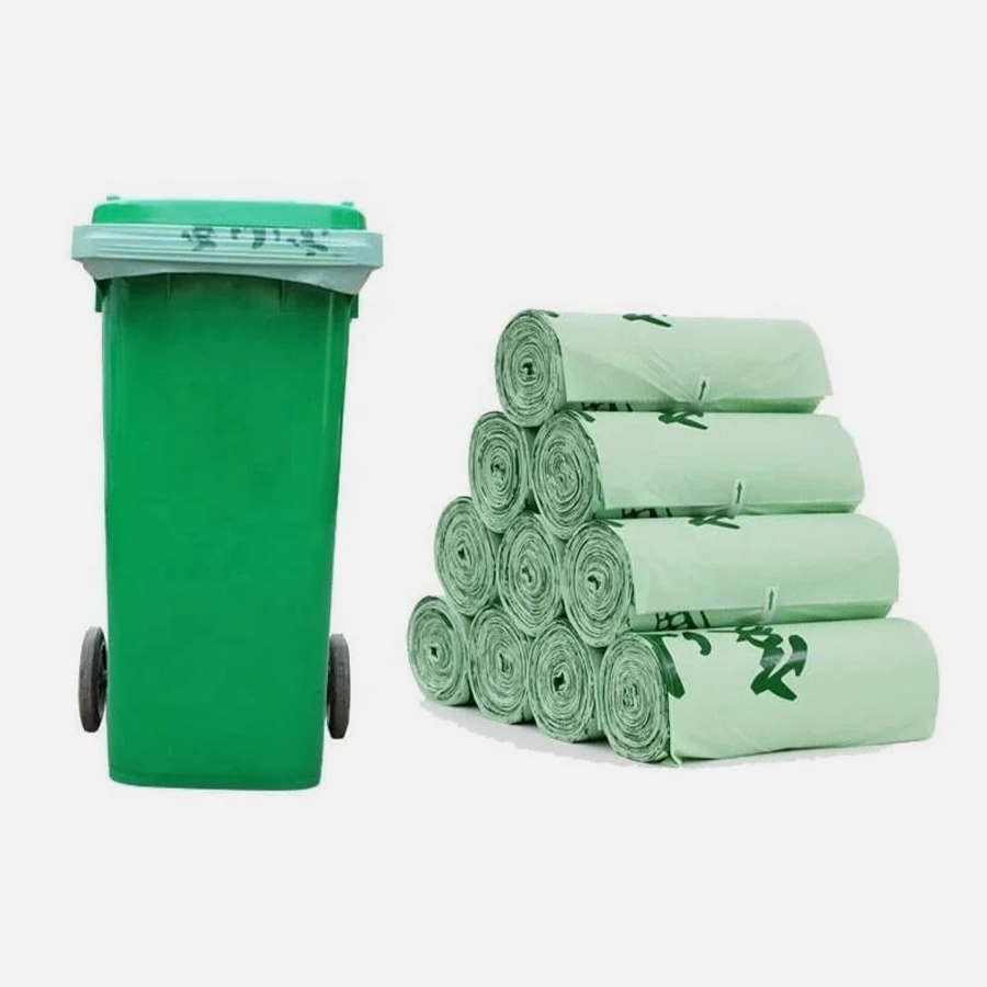 Compostable garbage bag