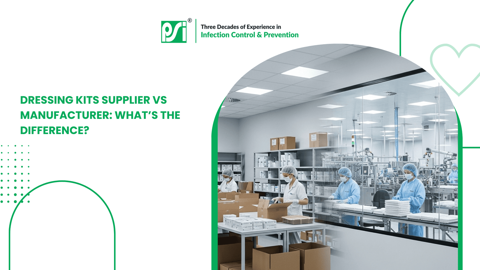 Dressing Kits Supplier vs Manufacturer: What’s the Difference?