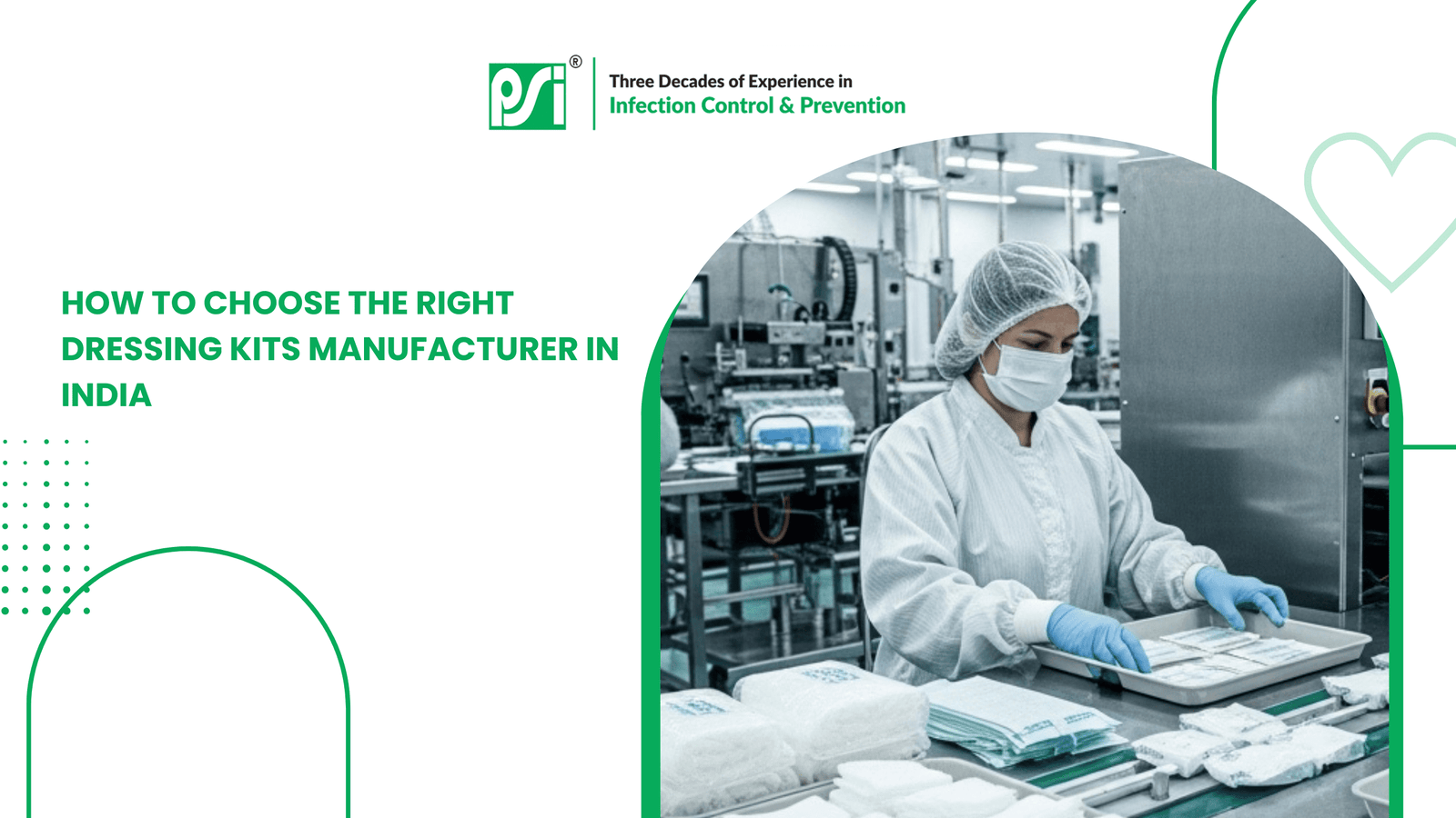 How to Choose the Right Dressing Kits Manufacturer in India