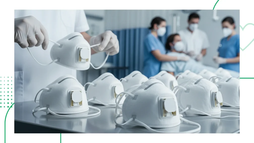 Medical-grade N95 masks