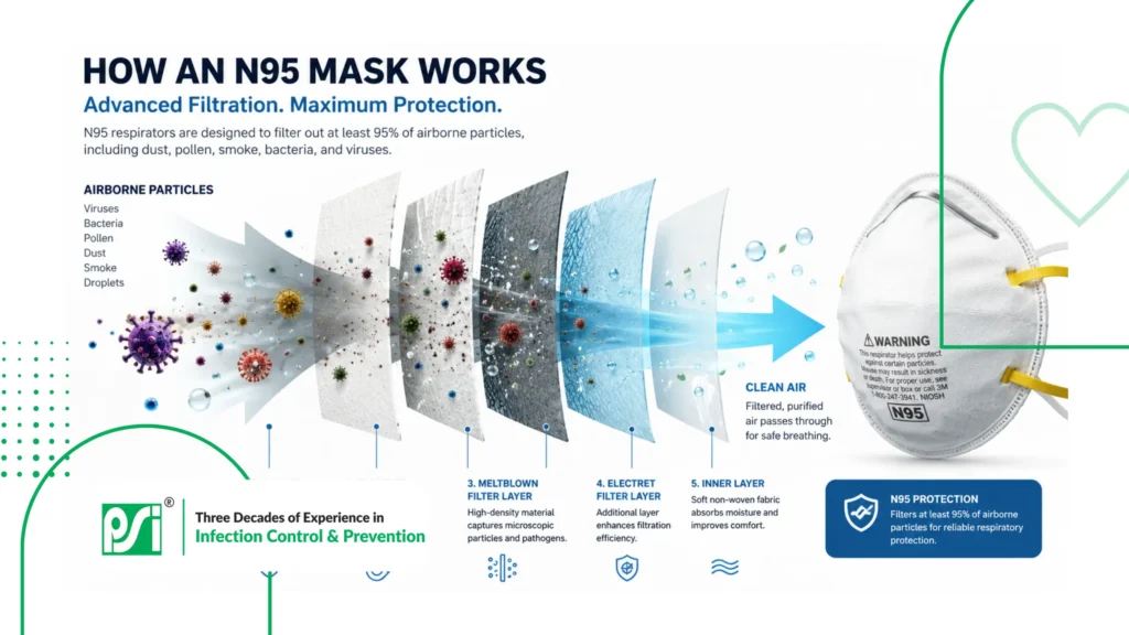 N95 mask for medical protection