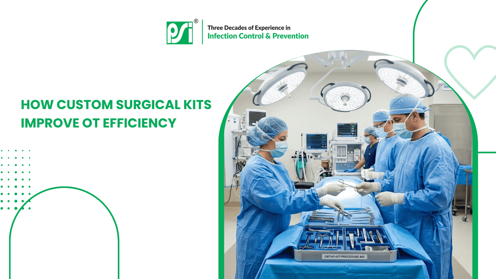 How Custom Surgical Kits Improve OT Efficiency