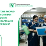 What factors should hospitals consider when choosing surgical drapes and procedure packs?
